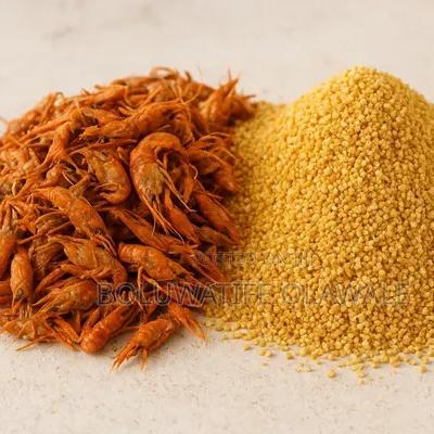 Ingredients for Local Soups (Egusi, Ogbono, Crayfish)